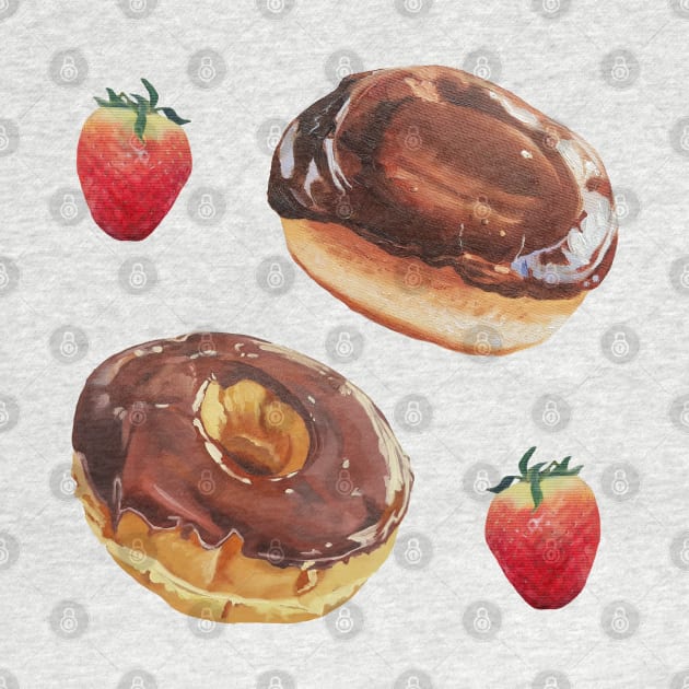 Donuts & Strawberries by EmilyBickell